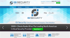 Desktop Screenshot of isisecurity.com